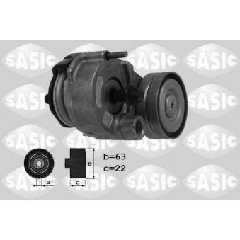 Tendeur de courroie, courroie trapézoïdale à nervures SASIC OEM 6340558