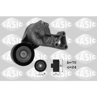 Tendeur de courroie, courroie trapézoïdale à nervures SASIC OEM YM216K254AA