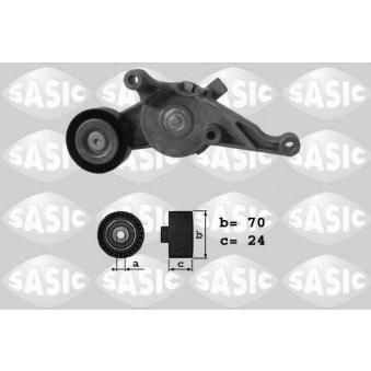 Tendeur de courroie, courroie trapézoïdale à nervures SASIC OEM 03G903315C