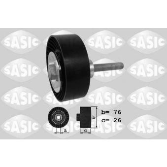 Poulie renvoi/transmission, courroie trapézoïdale à nervures SASIC OEM 6QD145276 Poulie renvoi/transmission, courroie trapézoïdale à nervures SASIC OEM 6QD145276