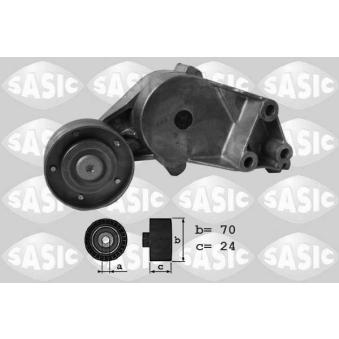 Tendeur de courroie, courroie trapézoïdale à nervures SASIC OEM 038903315A