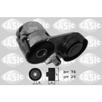 Tendeur de courroie, courroie trapézoïdale à nervures SASIC OEM 078903133Q