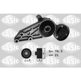 Tendeur de courroie, courroie trapézoïdale à nervures SASIC OEM 058903133B