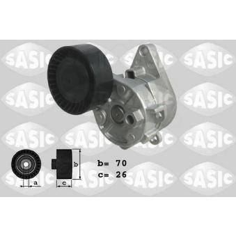 Tendeur de courroie, courroie trapézoïdale à nervures SASIC OEM 11281748832