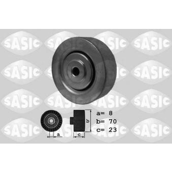 Tendeur de courroie, courroie trapézoïdale à nervures SASIC OEM 1340539