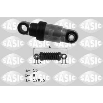 Tendeur de courroie, courroie trapézoïdale à nervures SASIC OEM 90543873