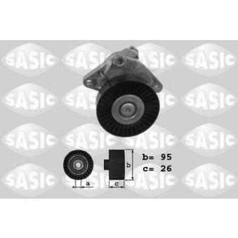 Tendeur de courroie, courroie trapézoïdale à nervures SASIC OEM 1122000970