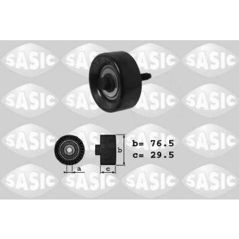 Poulie renvoi/transmission, courroie trapézoïdale à nervures SASIC OEM 1149503