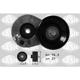 Tendeur de courroie, courroie trapézoïdale à nervures SASIC OEM YC1E6A228AF