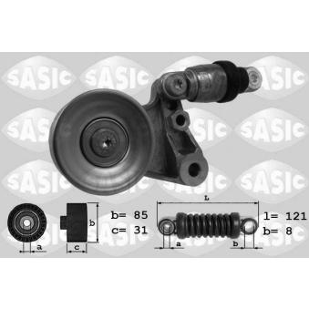 Tendeur de courroie, courroie trapézoïdale à nervures SASIC [1626145]