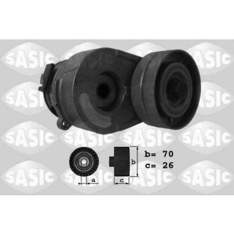 Tendeur de courroie, courroie trapézoïdale à nervures SASIC OEM 97364344