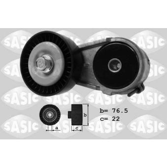 Tendeur de courroie, courroie trapézoïdale à nervures SASIC OEM 90571758
