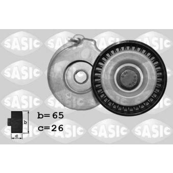 Tendeur de courroie, courroie trapézoïdale à nervures SASIC OEM 51820520