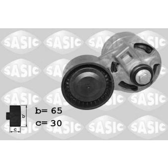 Tendeur de courroie, courroie trapézoïdale à nervures SASIC OEM 1385379