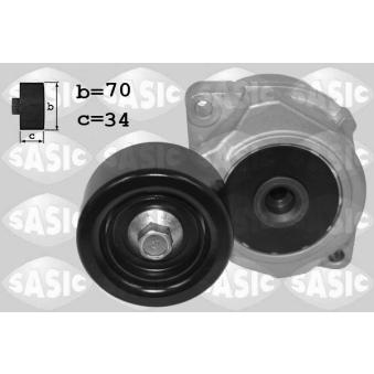 Tendeur de courroie, courroie trapézoïdale à nervures SASIC OEM 31170RFWG01