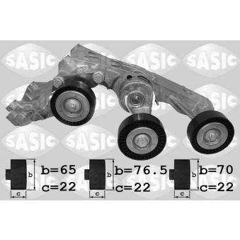 Tendeur de courroie, courroie trapézoïdale à nervures SASIC OEM A6402002770