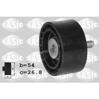 Poulie renvoi/transmission, courroie trapézoïdale à nervures SASIC OEM 11287800562