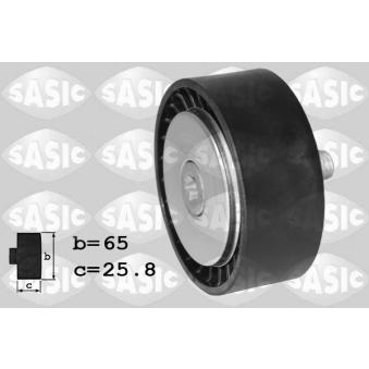 Poulie renvoi/transmission, courroie trapézoïdale à nervures SASIC OEM 4805183