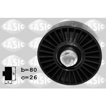 Poulie renvoi/transmission, courroie trapézoïdale à nervures SASIC OEM 11287556251