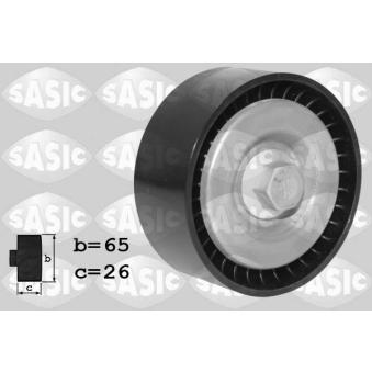 Poulie renvoi/transmission, courroie trapézoïdale à nervures SASIC OEM 55562865