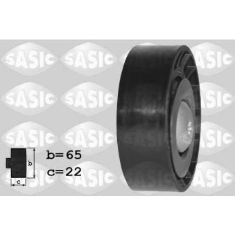 Poulie renvoi/transmission, courroie trapézoïdale à nervures SASIC OEM 252872A010 Poulie renvoi/transmission, courroie trapézoïdale à nervures SASIC OEM 252872A010