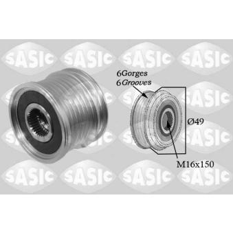 Poulie, alternateur SASIC OEM 028903119P