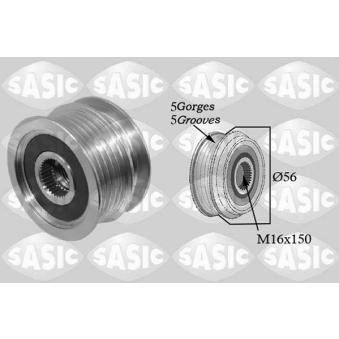 Poulie, alternateur SASIC OEM 028903119AP