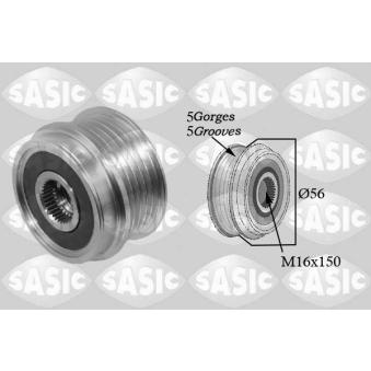 Poulie, alternateur SASIC OEM 028903119AN