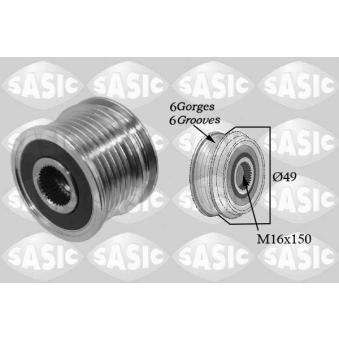 Poulie, alternateur SASIC OEM 045903119