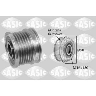 Poulie, alternateur SASIC OEM 6111550515 Poulie, alternateur SASIC OEM 6111550515