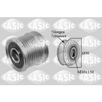 Poulie, alternateur SASIC OEM A6421500660