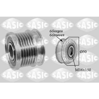 Poulie, alternateur SASIC OEM 6461550115