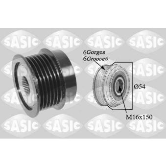 Poulie, alternateur SASIC OEM 1204175