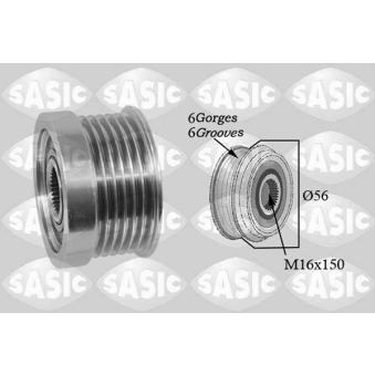 Poulie, alternateur SASIC OEM 9459747