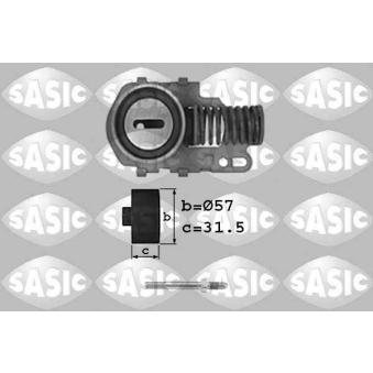 Poulie de tension, courroie crantée SASIC OEM 081819