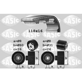 Kit de courroie crantée SASIC OEM 1654512780 Kit de courroie crantée SASIC OEM 1654512780