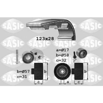 Kit de distribution SASIC OEM 2441027250 Kit de distribution SASIC OEM 2441027250