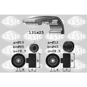 Kit de distribution SASIC 1756062 pour FORD TRANSIT 1.7 CDTI - 110cv