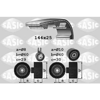 Kit de courroie crantée SASIC OEM 1348648
