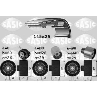 Kit de courroie crantée SASIC 1756087