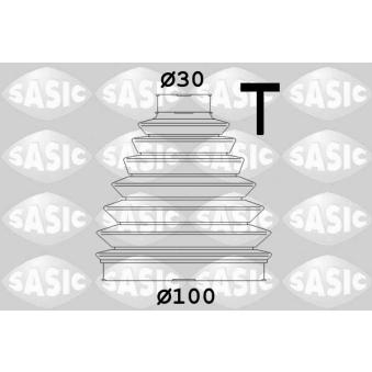 Soufflets de cardan avant SASIC 1904016 pour BMW Série 1 2.0 DCI - 173cv