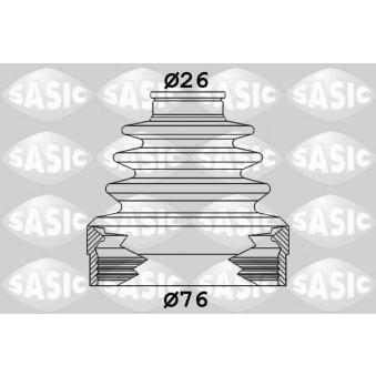 Soufflets de cardan avant SASIC [1904019]