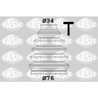 Soufflets de cardan avant SASIC OEM 7701209354