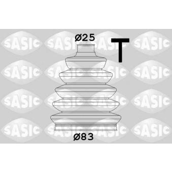 Soufflets de cardan avant SASIC OEM 374434