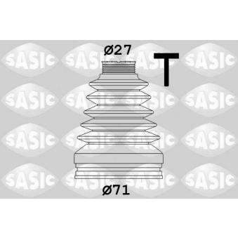 Soufflets de cardan avant SASIC OEM 1J0498201J