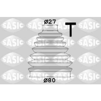 Soufflets de cardan avant SASIC OEM 71745014