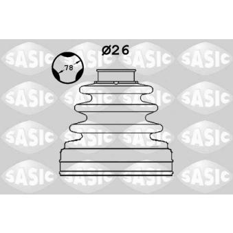 Soufflets de cardan avant SASIC OEM 1446292