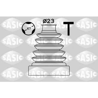 Soufflets de cardan avant SASIC 1906094 pour FORD B-MAX 1.5 TDCi - 75cv