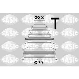 Soufflets de cardan avant SASIC OEM FG0222530