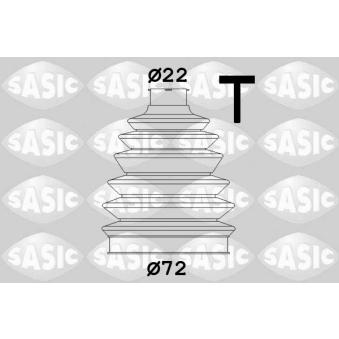 Soufflets de cardan avant SASIC OEM 51733779